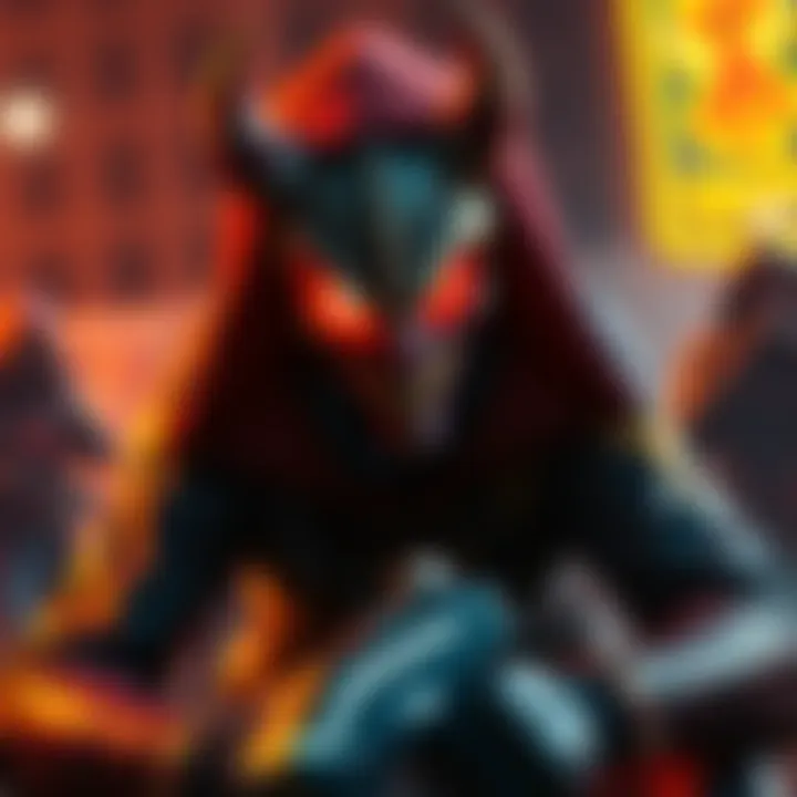 A character known as Trickster in a gaming scene, with players discussing balance issues and survivor reactions after recent updates.