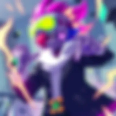 A dynamic illustration of Trickster's BASE Mori showcasing popular features that fans admire.