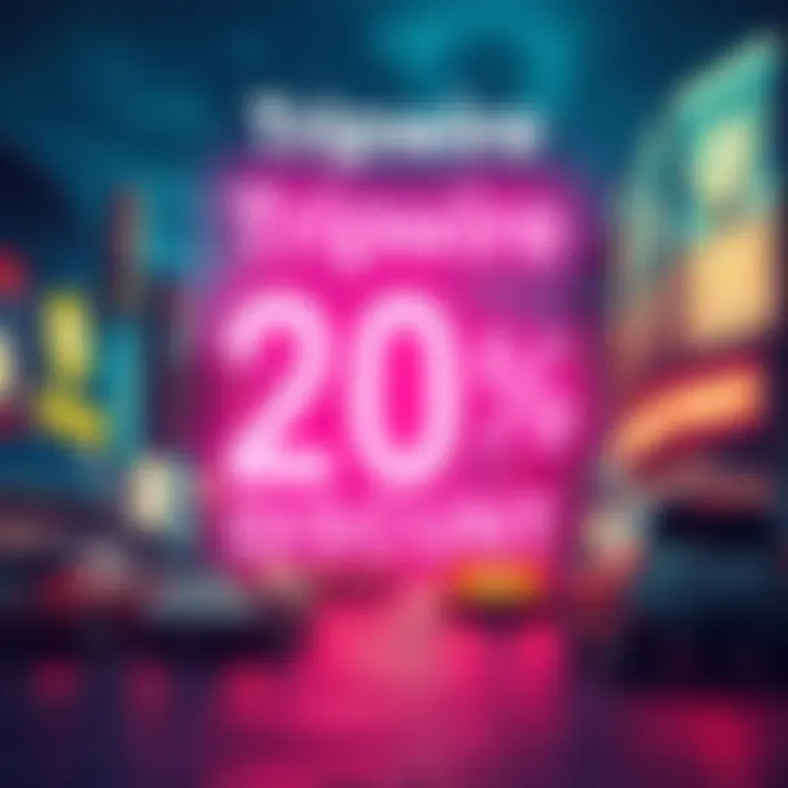 A vibrant announcement for Tripwire's 20% discount, featuring eye-catching graphics and a call to action for shoppers to enjoy the savings while avoiding traffic issues.