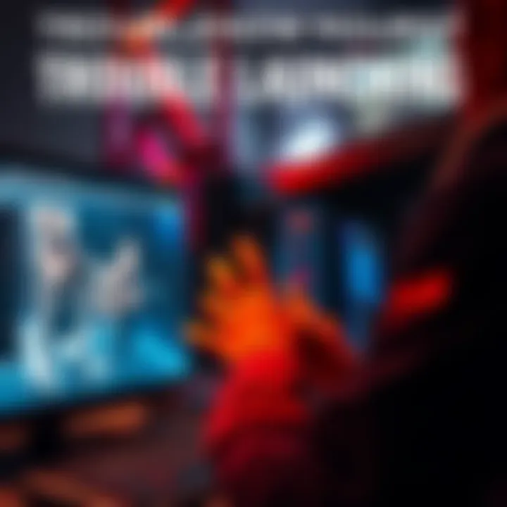 A frustrated gamer looking at a computer screen with an error message while trying to launch Fc5 game