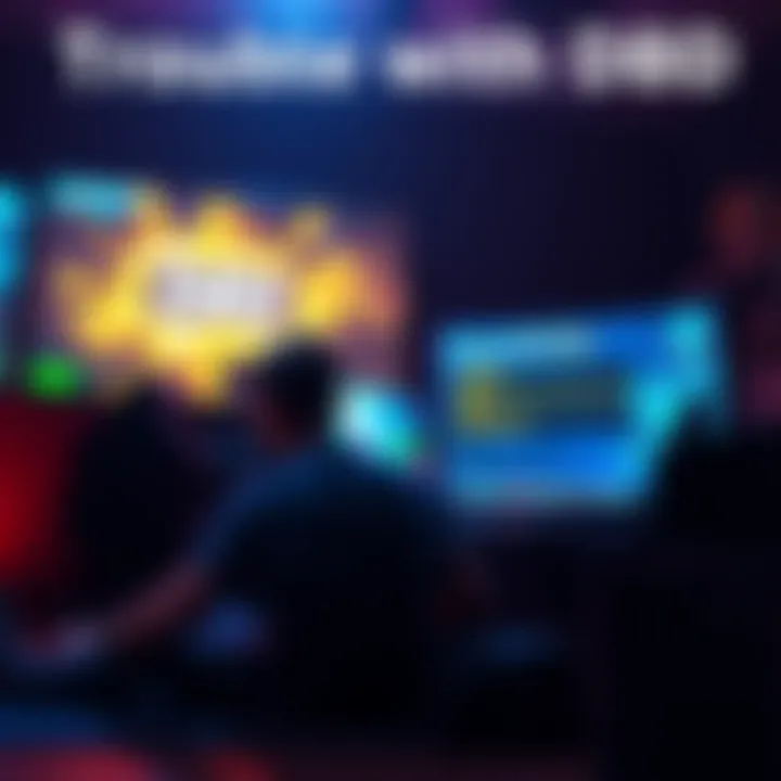 A frustrated player sitting in front of a gaming setup, looking at a screen displaying an error message for DBD.