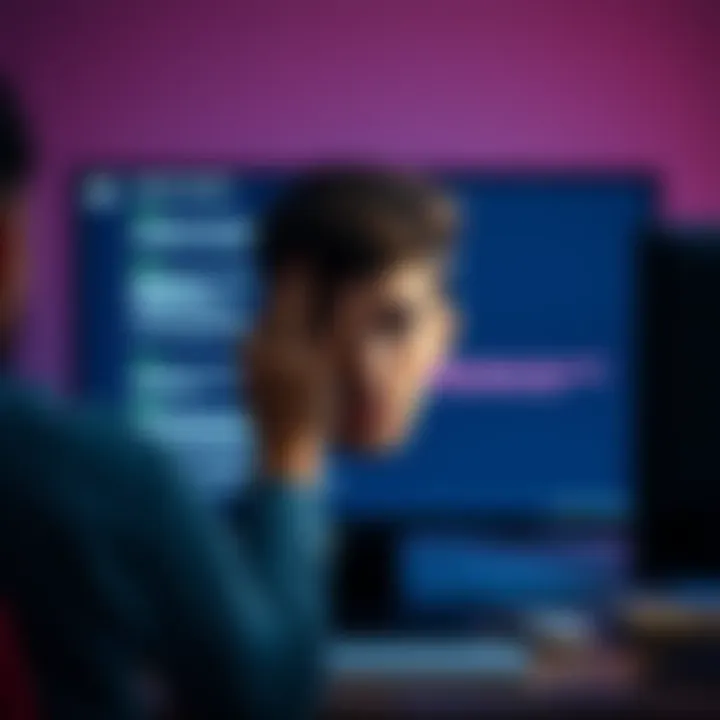 A person frustrated while trying to create a PSN account on a computer screen, showing error messages.