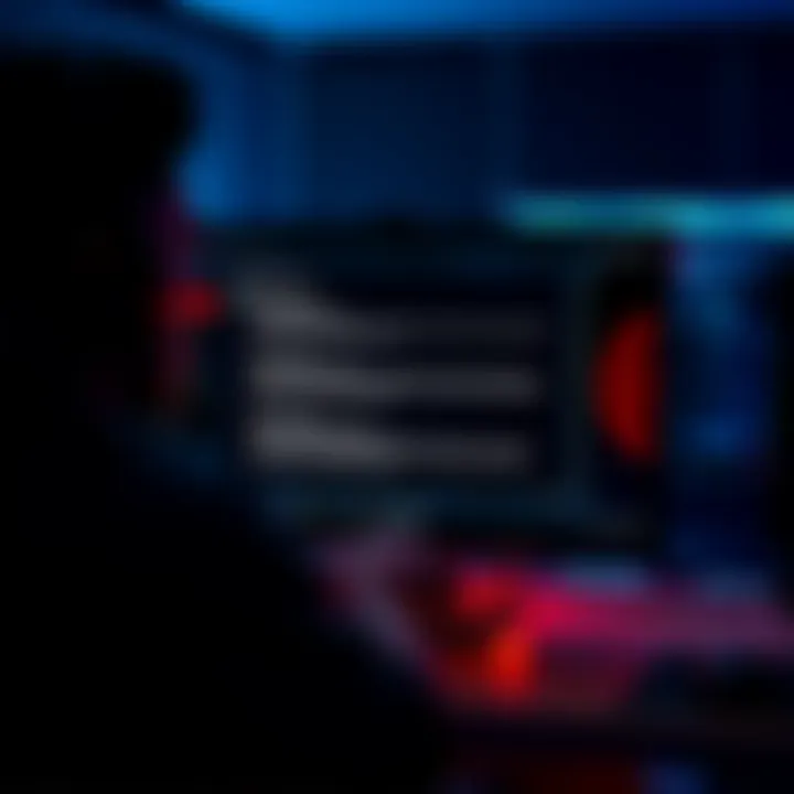 Troubleshooting GPU Issues A person looking at a computer screen with a black display and error messages, troubleshooting GPU problems