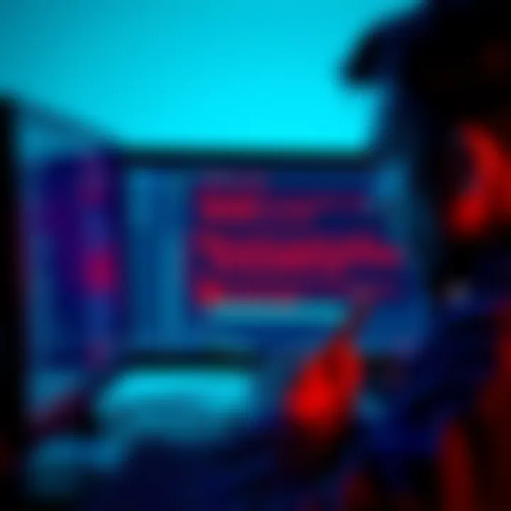 A person looking at a computer screen with error messages during a PC reset attempt, showing signs of frustration.