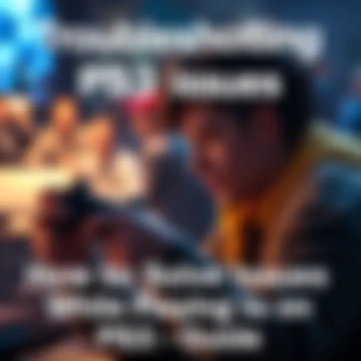 A gamer looking at a PlayStation 3 console with a controller in hand, pondering common gaming problems.