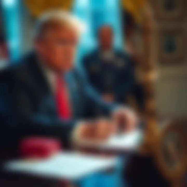 President Trump signing an executive order to combat censorship by payment processors