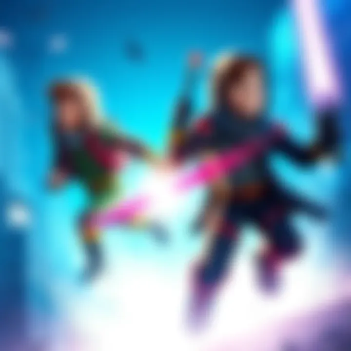 Tucker now clumsy and goofy, while Caboose confidently wields a sword and leads the team, showcasing their new dynamic.