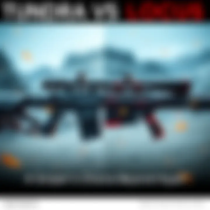 A side-by-side comparison of Tundra and Locus sniper rifles showcasing their designs and features