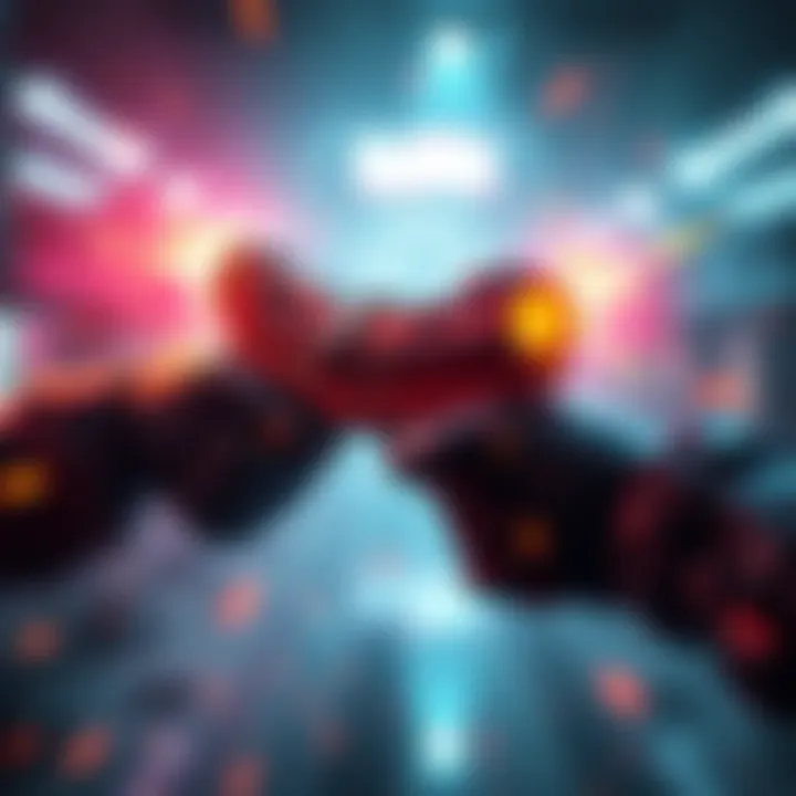 Dynamic gameplay showcasing twin pistols and skill allocation strategy