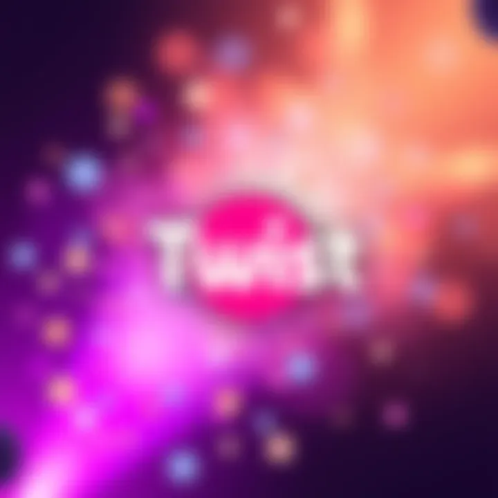 A vibrant Twist logo set against a colorful background, symbolizing upcoming plans and excitement for 2026.