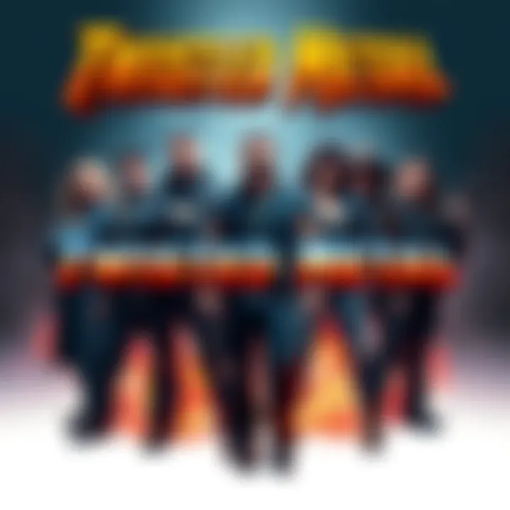 The cast of Twisted Metal standing together, urging fans to support Season 3 by avoiding leaks.