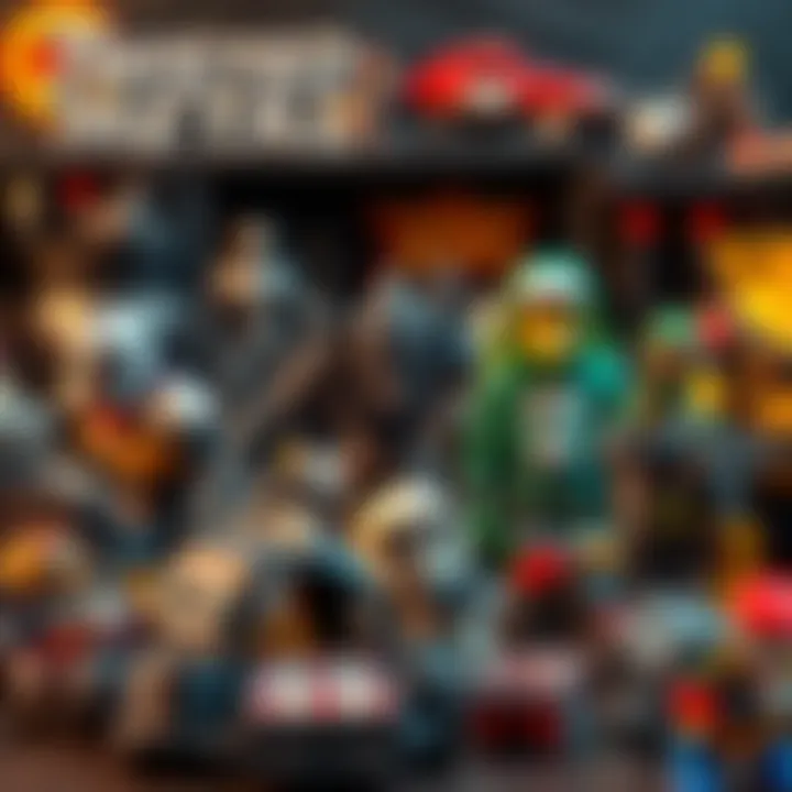 A collection of Twisted Metal collectibles including vehicles and character figures, showcasing fan desire for more merch.