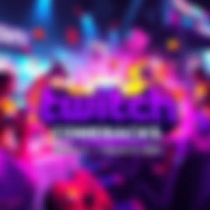 Colorful graphic showcasing Twitch logo with vibrant gaming elements, promoting the comeback event from March 17 to March 31, 2026.