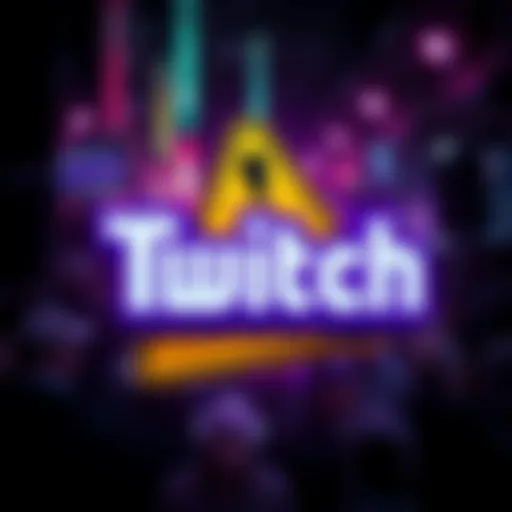 Twitch logo alongside a caution sign symbolizing community concerns over a recent incident
