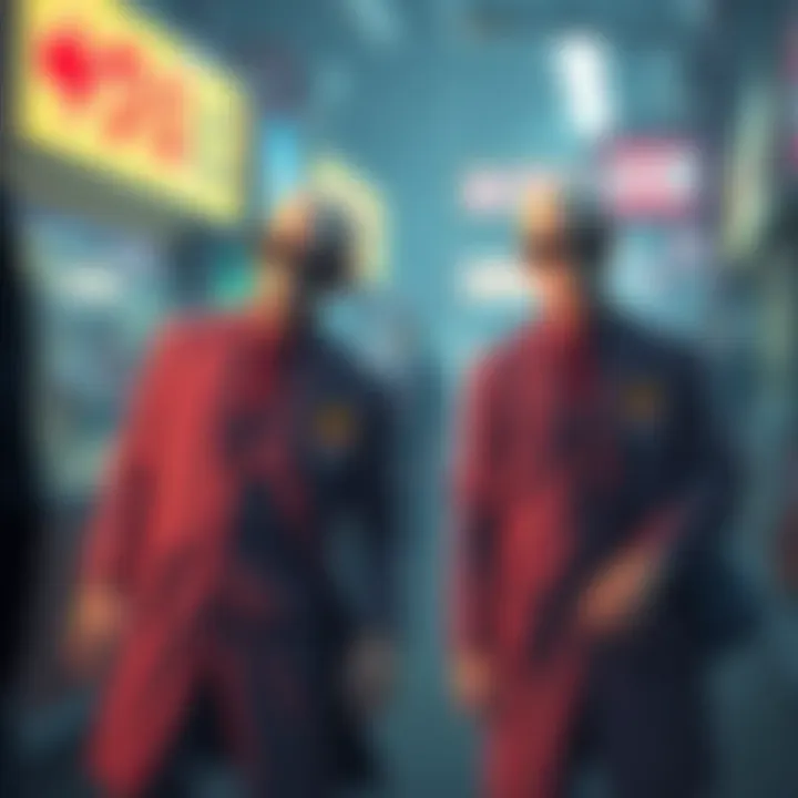 A player sees two identical characters dressed as Dr. Laurent in a game scene, one is knocked out while the other stands ready, creating confusion.