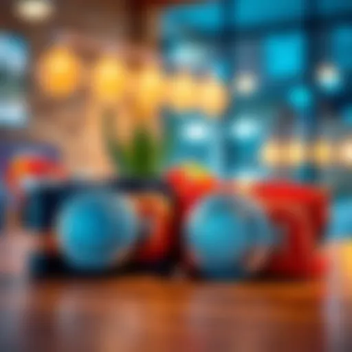 A close-up view of two favorite items placed together on a table, representing personal choices.