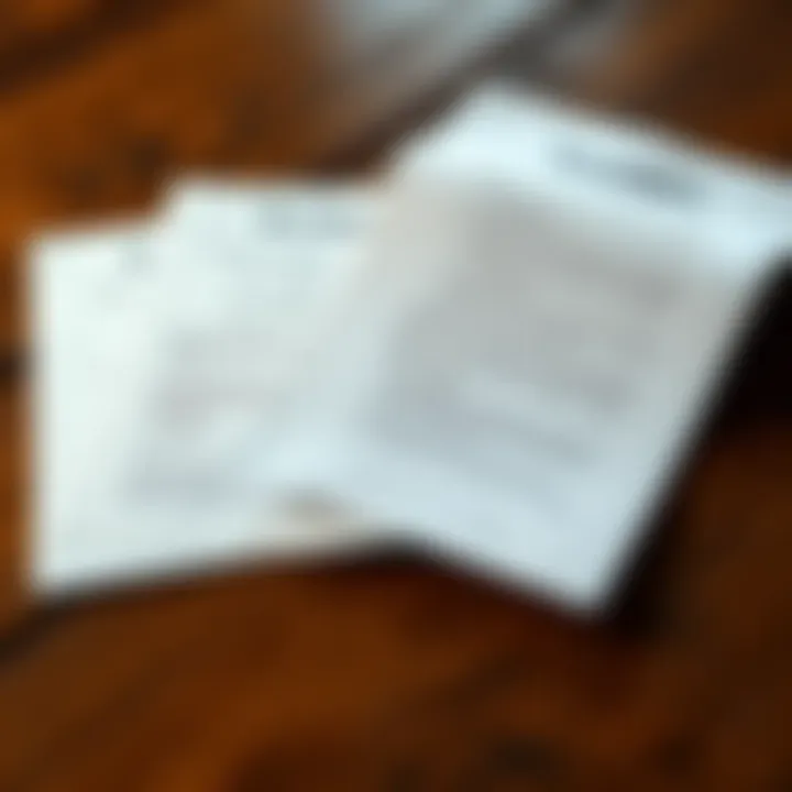 Two Scripts on a Table A close-up of two script pages spread out on a wooden table, highlighting different writing styles and narratives