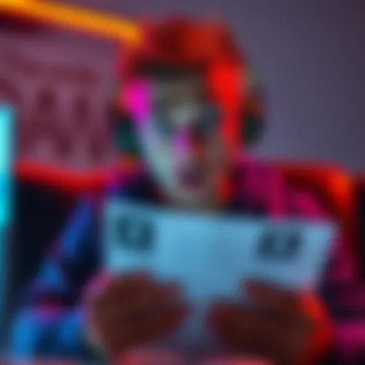 Tyler1 looking shocked while reading his chat filled with bots during a live stream