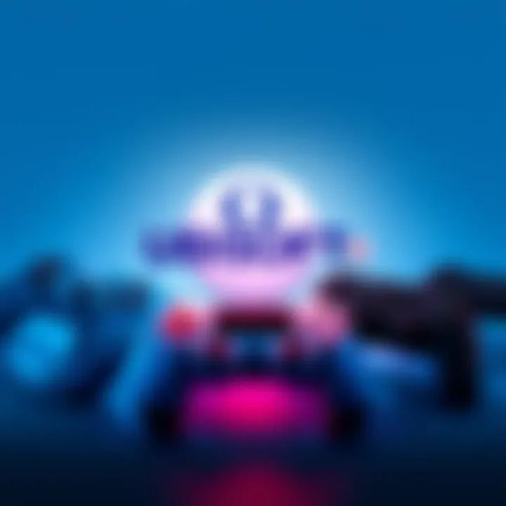 Ubisoft+ logo displayed alongside various gaming controllers, representing the gaming lineup for 2025