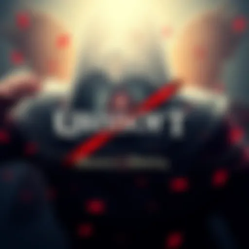 A visual representation of Ubisoft's reorganization with studio closures and game cancellations, including a depiction of the 'Prince of Persia' logo being crossed out