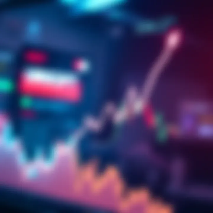 A graph showing a steep decline in Ubisoft's stock price, symbolizing financial troubles for the gaming company.