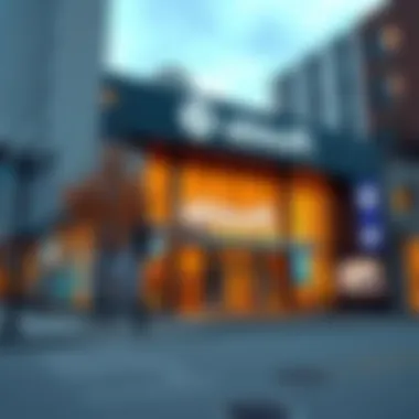 Exterior view of Ubisoft Toronto office building with noticeable signs of change, symbolizing layoffs and uncertainty in the gaming industry