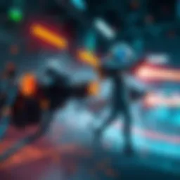 A scene showcasing the UESC shells in action with vibrant graphics and new gameplay features.