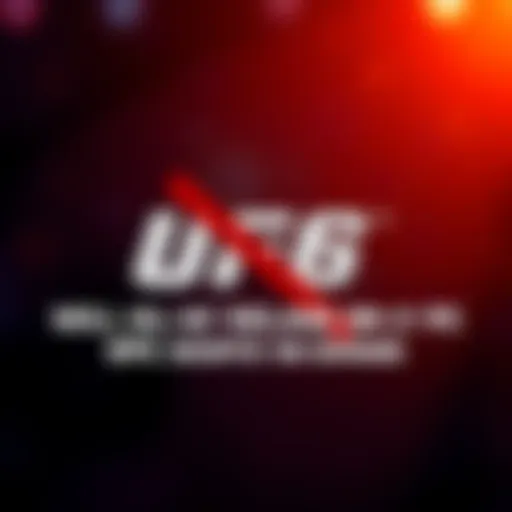 A graphic showing UFC 6 logo with a PC crossed out, indicating no release on PC