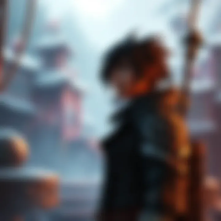 A depiction of Umbra, a key character, looking contemplative in a game environment, suggesting the need for more unique scenes.