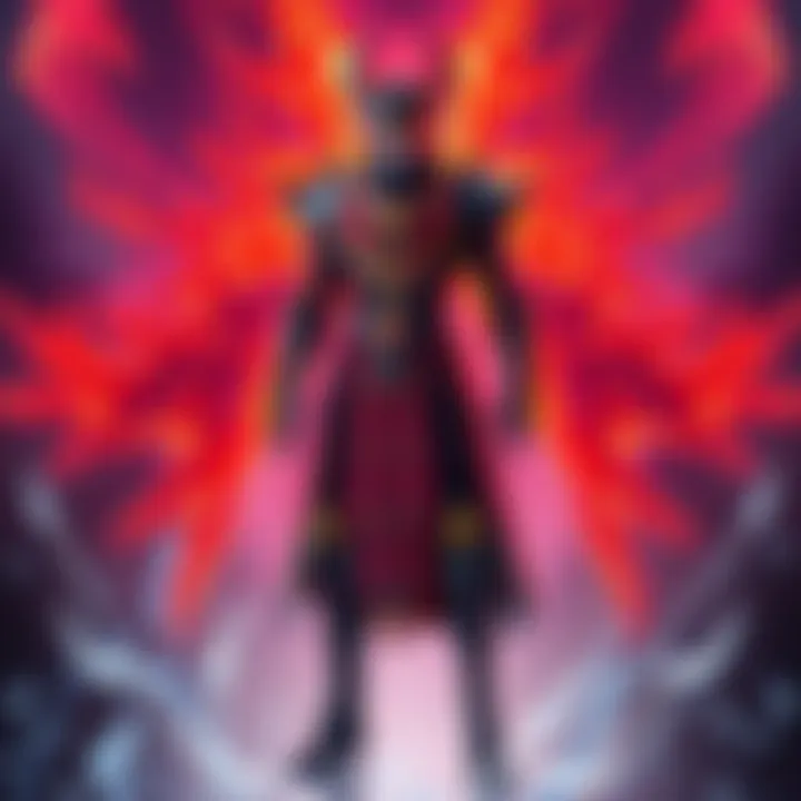 Umbra's Transformation with Tenno Umbra standing in a powerful pose, surrounded by Tenno energy, showing his character change and new abilities.