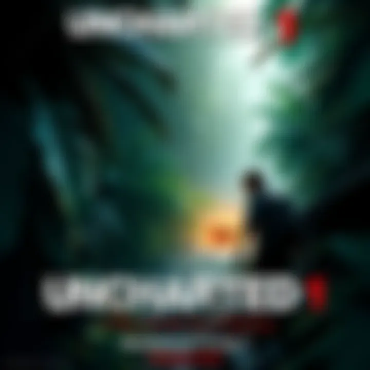 Uncharted 1 Gameplay Scene A dynamic scene from Uncharted 1 showing the main character exploring a jungle environment with treasure in sight.