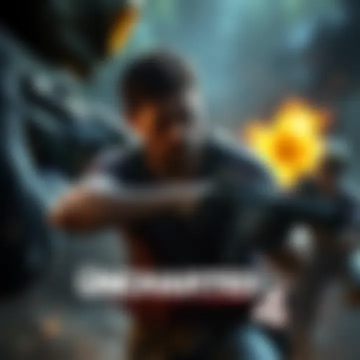 A scene from Uncharted 4 showing Nathan Drake in action during Chapter 19 Ambush, focusing on strategic ammo management and combat tactics.