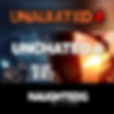 Naughty Dog logo with characters from Uncharted 4 and The Last of Us 2, featuring action scenes and new maps