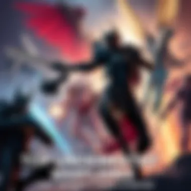 A dynamic scene showing various underrated Warframes in action, showcasing their unique abilities and strengths.