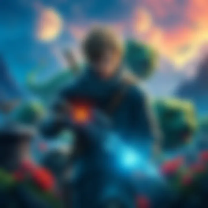 Cover art featuring the main character of an underrated game set in a vibrant fantasy world, showcasing unique landscapes and colorful characters.