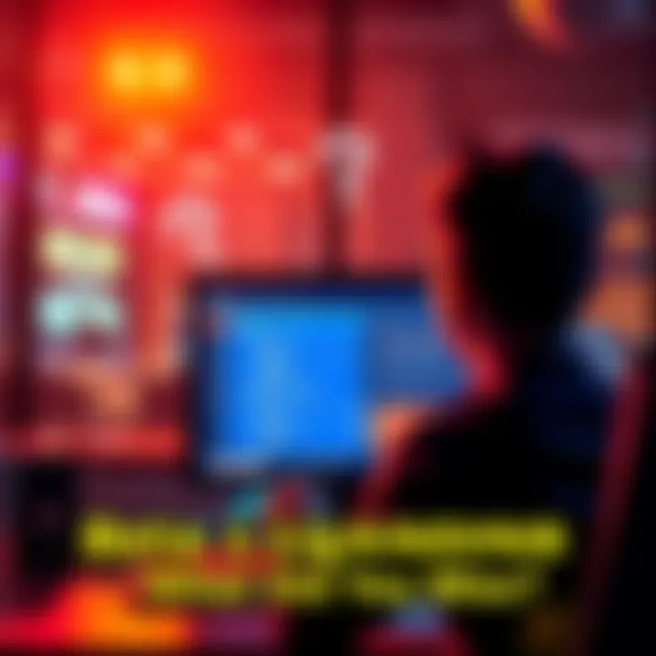 A person looking at a computer screen showing beta transfer information with question marks around them, symbolizing confusion about the process.