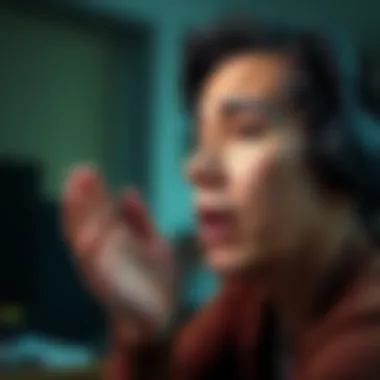 A person expressing an apology with a sincere facial expression, showing concern and empathy, in a personal setting, with soft lighting.