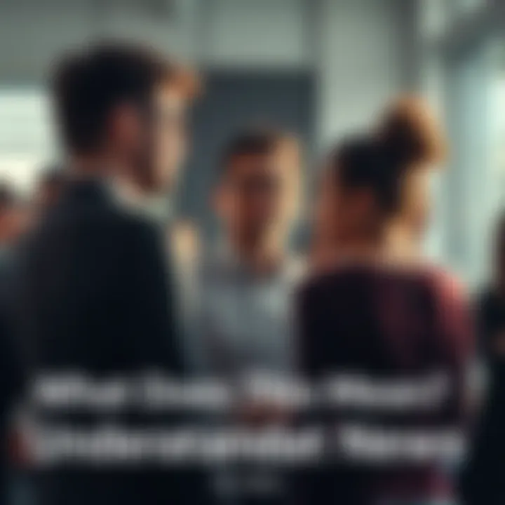 A group of people having a clear discussion, showing the importance of understanding each other in relationships.