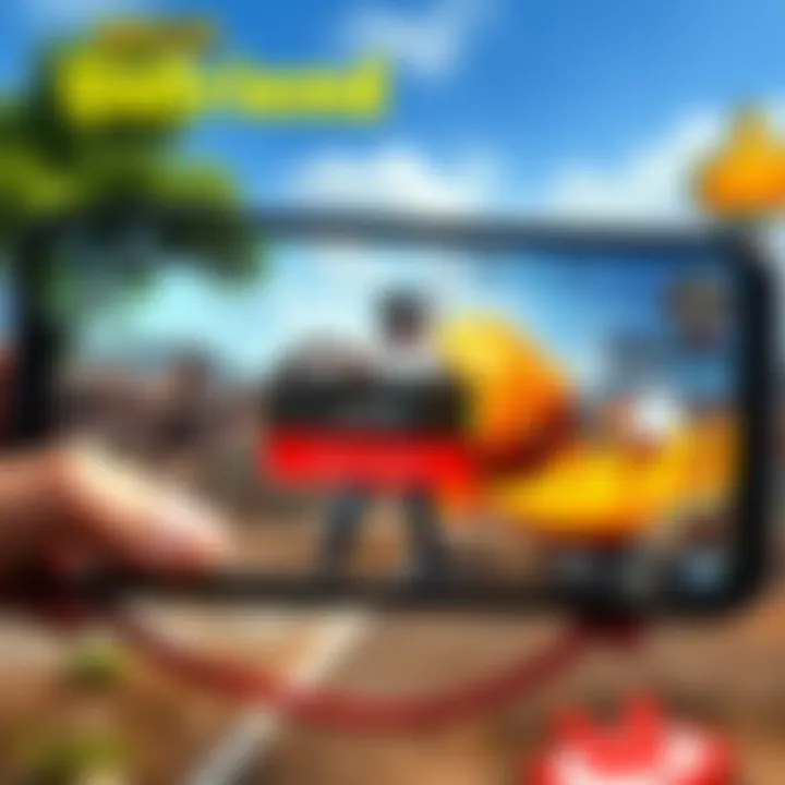 A smartphone screen showing the PUBG Mobile friends list with a red remove button highlighted