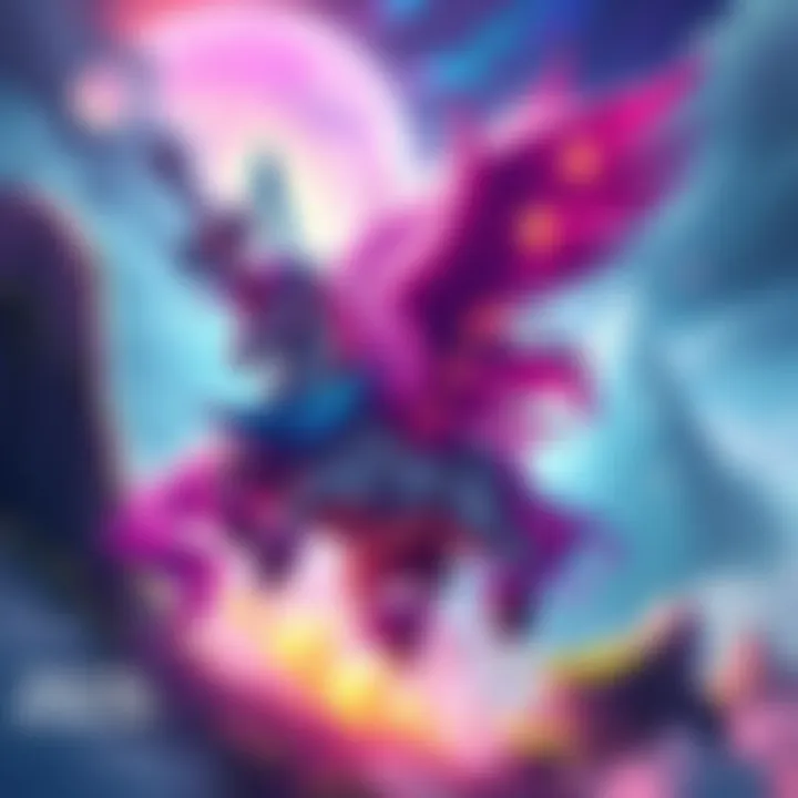 Colorful artwork featuring a unicorn character and vibrant landscapes from Unicorn Overlord game