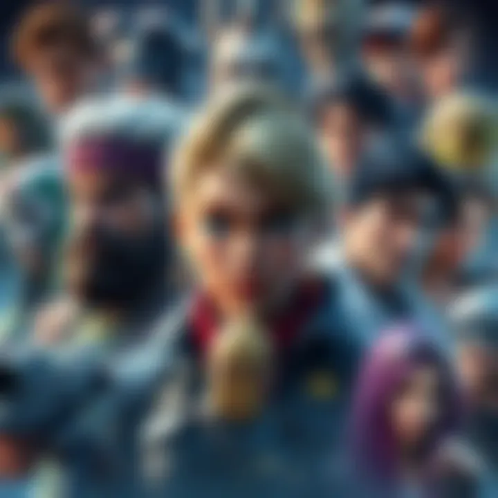 A collage of diverse game characters showcasing distinct personalities and traits, highlighting their connection to relatable stories.