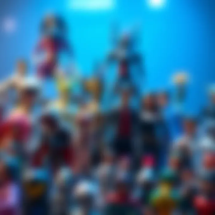 A display of various unique figures showcasing different styles and backgrounds in a personal collection.