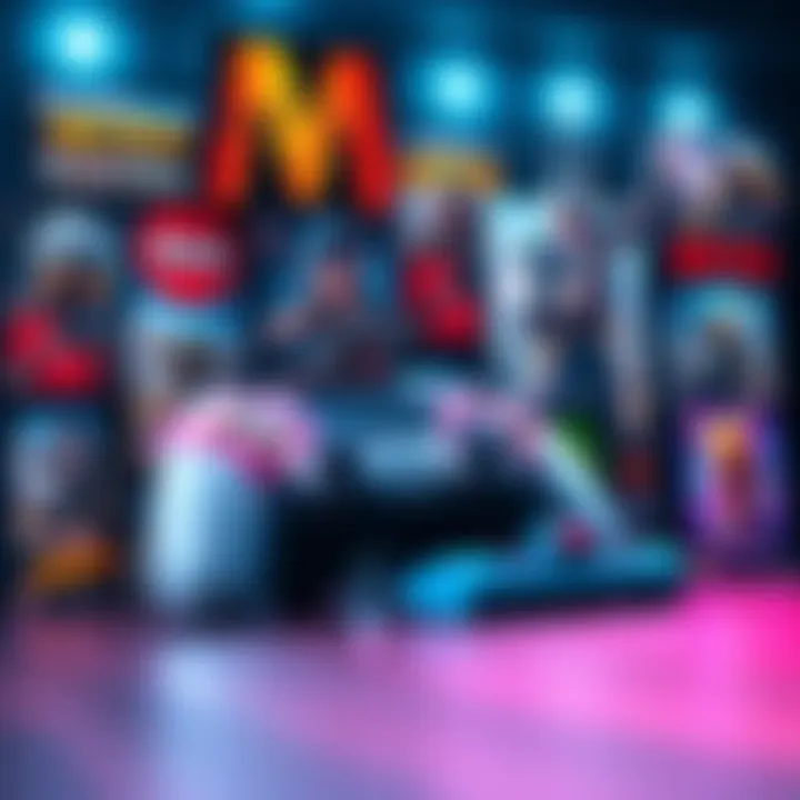 A variety of video game covers featuring unique gameplay styles and colorful graphics