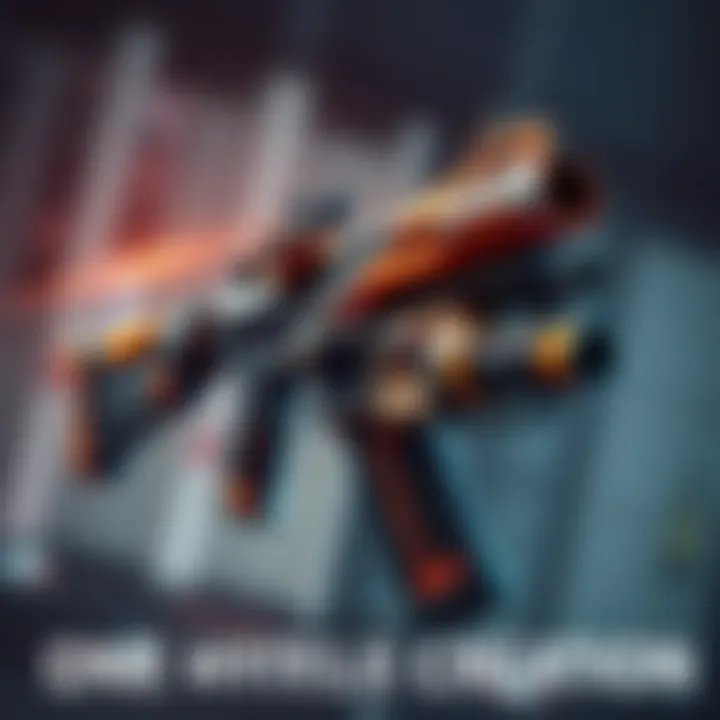 A creative combination of various guns merged into one impressive weapon design