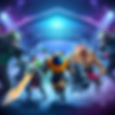 Colorful selection of unique offlaner characters in a game setting, showcasing fresh strategies and gameplay variety