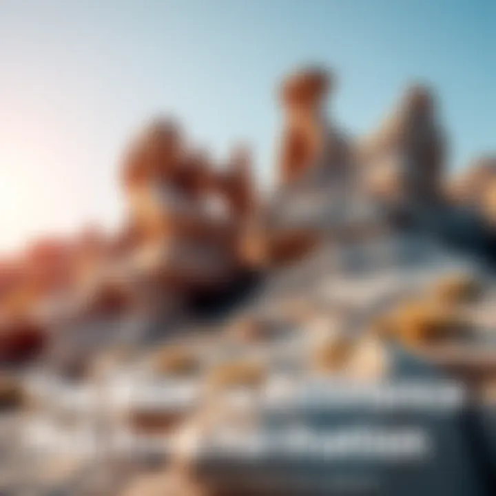 A striking rock formation in a natural setting, showcasing unusual shapes and textures that sparks curiosity.