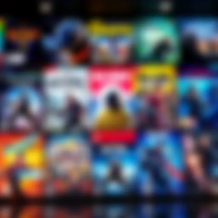 Various video game covers displayed, highlighting unique gameplay experiences and impressive graphics.