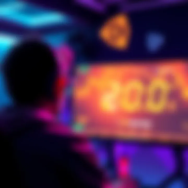 A gamer looking at a screen displaying the Unity logo with a clock indicating time for the upcoming patch release.
