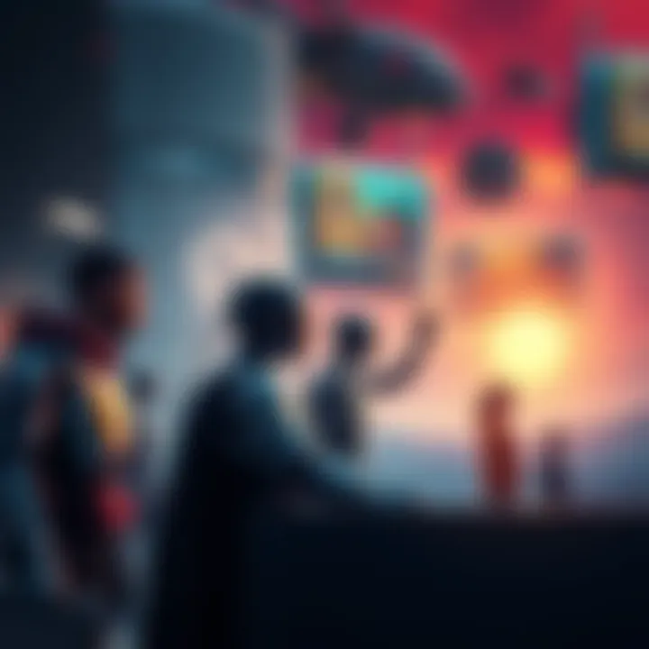 Unity of Omnics and Humans A vibrant scene showing Omnics and humans collaborating in a hopeful environment, symbolizing unity and teamwork for a brighter future.