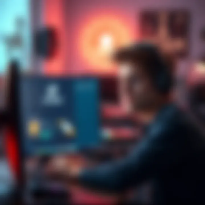 A gamer looking frustrated while trying to unlink their Steam account from Rockstar Games on a computer